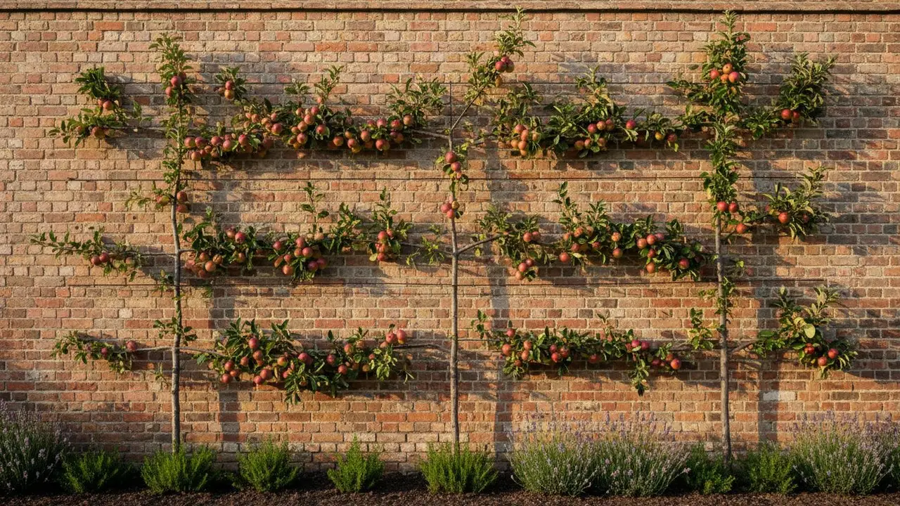Espalier: Growing Fruit Trees Flat Against a Wall