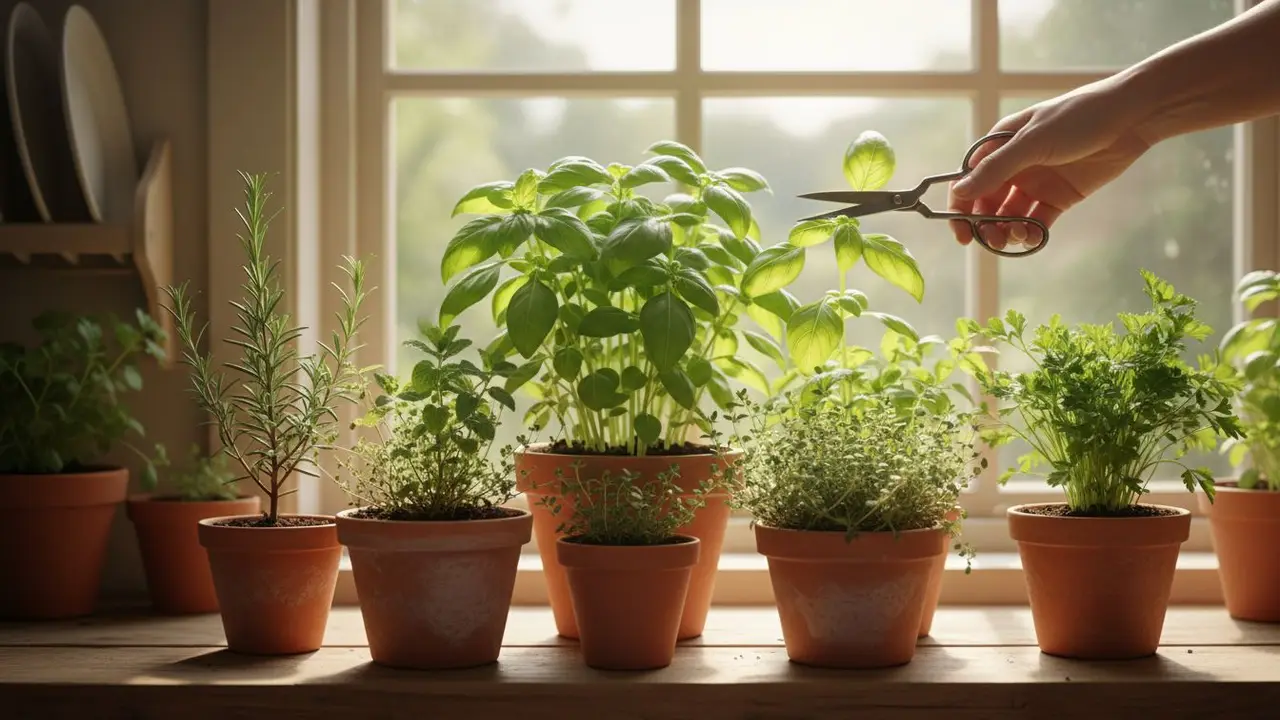 Growing Herbs in Containers, Indoors and Out