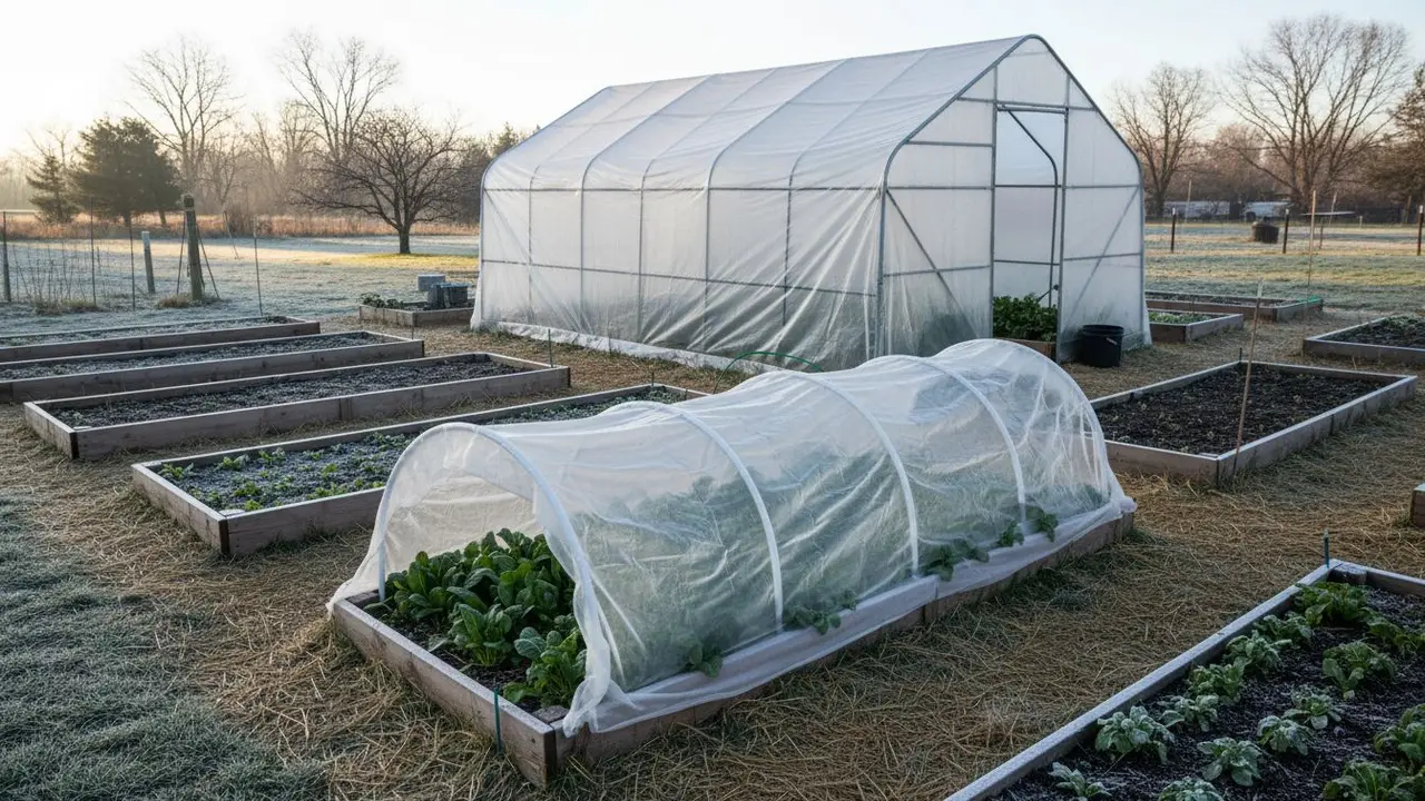 Low Tunnels and Hoop Houses: Scaling Up Season Extension