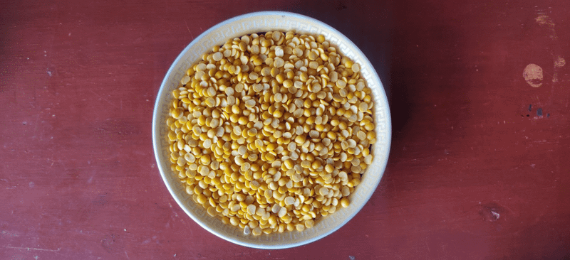 de-hulled split pigeon pea